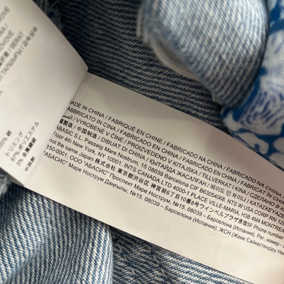 NWT - Desigual Women’s Denim Short with Floral Skirt - US Size 4 - Picture 15 of 15